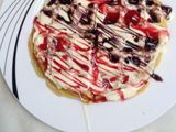 White Chocolate Strawberry Waffle