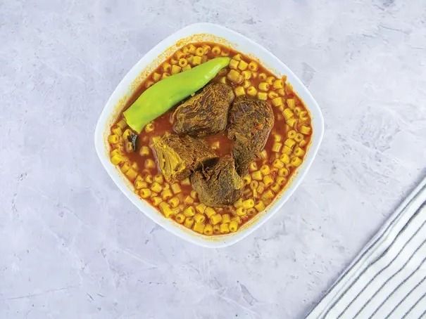 Mutton Meat Mebakbaka Pasta