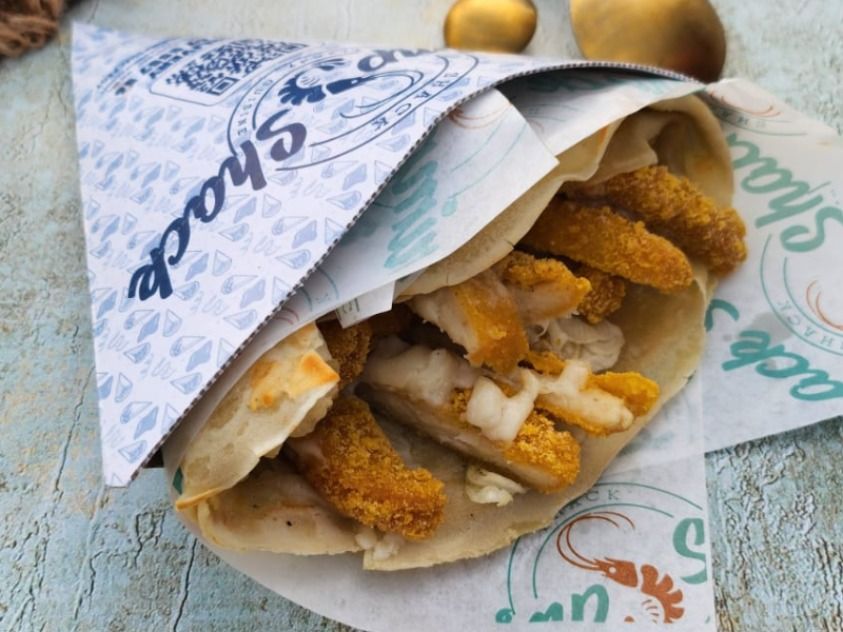 Crispy Chicken Crepe