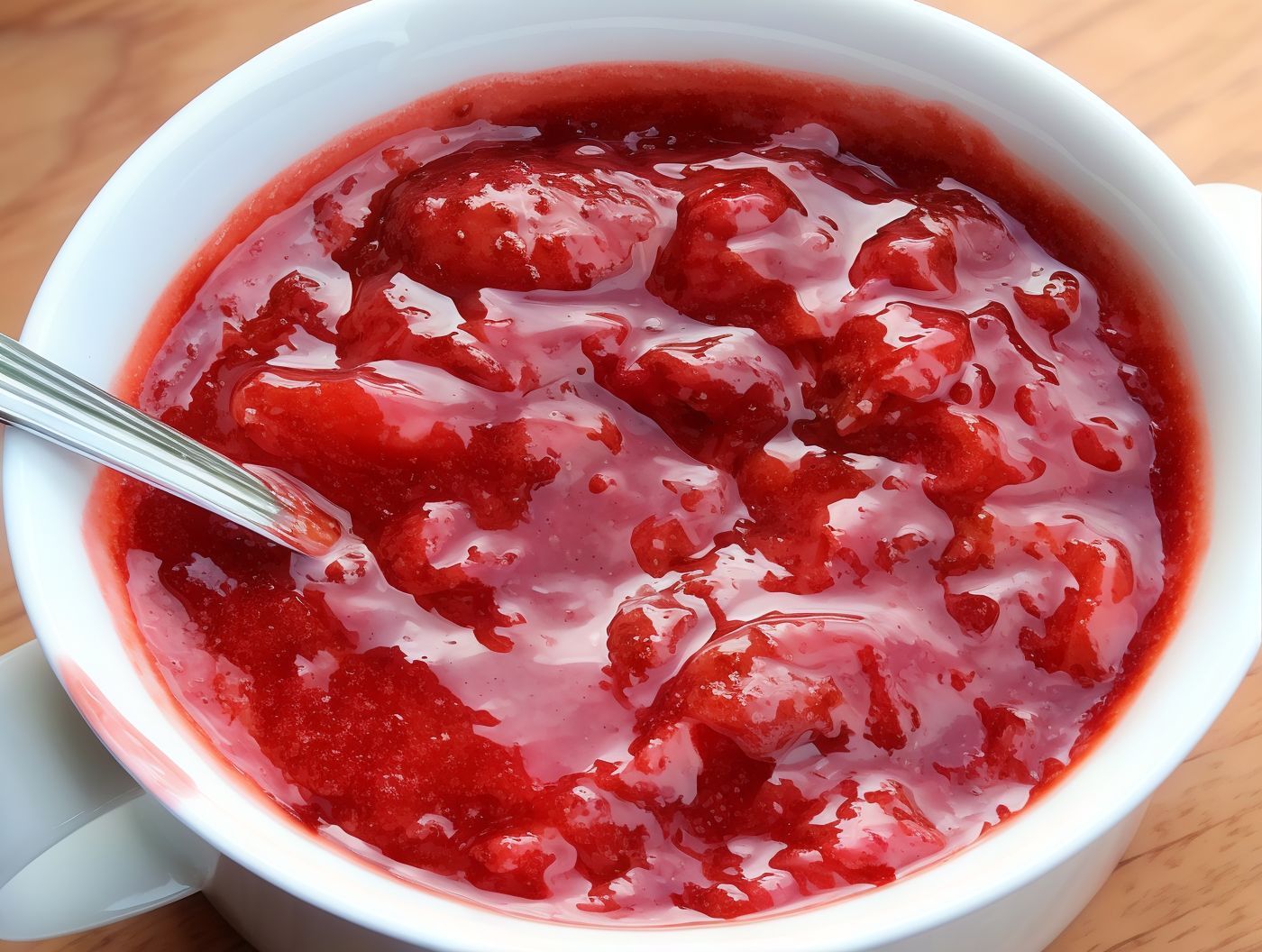Strawberry Sauce Bowl