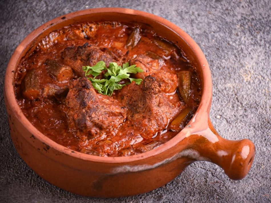Okra With Meat Casserole