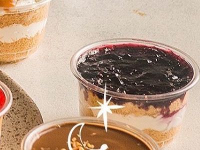 Blueberry Kunafa Cup