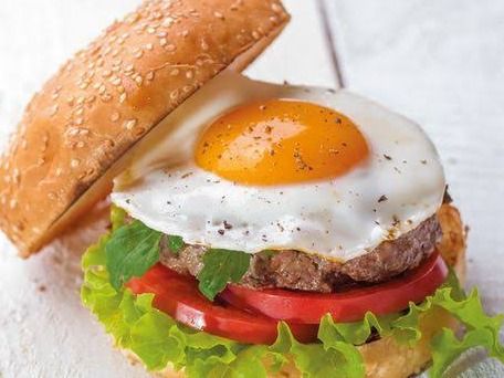 Burger With Egg And Cheese