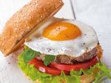 Burger With Egg And Cheese