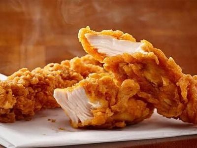 Strips And Macaroni And Fries And Pickless