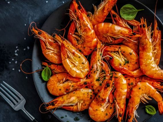 Medium Kazaz Shrimp With The Alexandrian Mixture