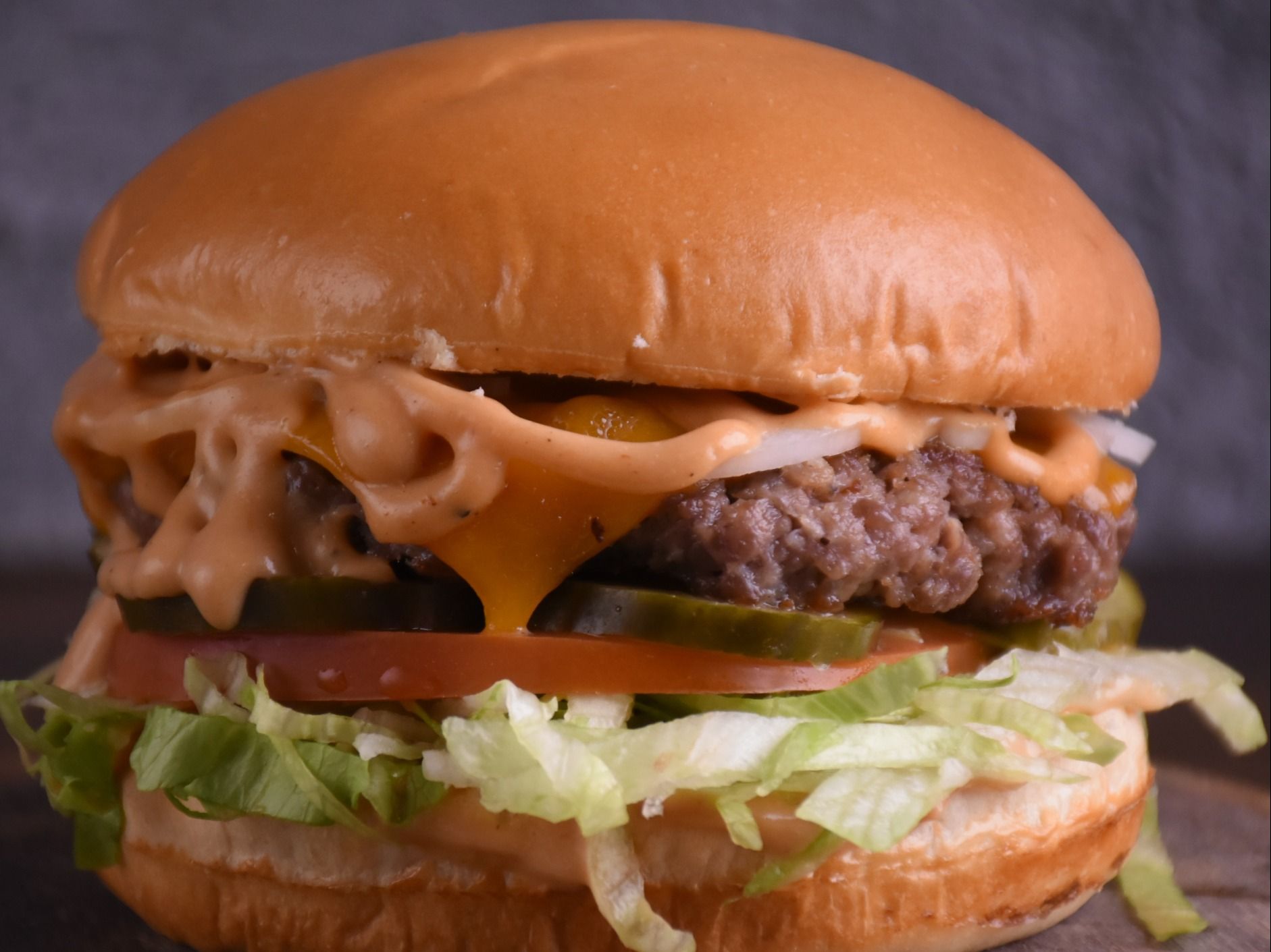 American Burger Sandwich
