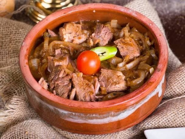 Meat Casserole With Onions