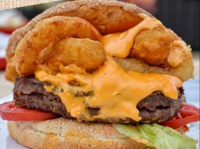 The Rocket Beef Burger Sandwich