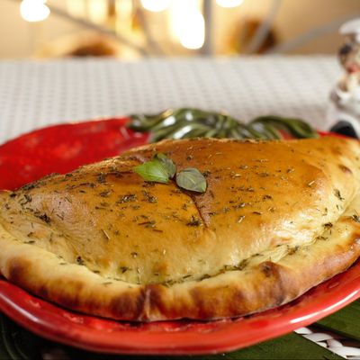 Nigerian Soy Chicken Calzone