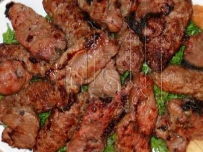Mix of kebab and kofta