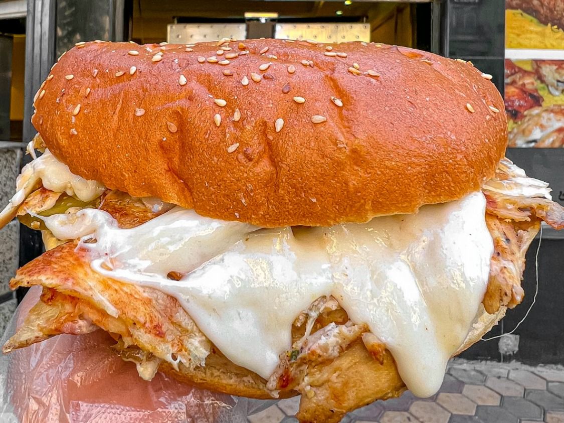 Maria Chicken Shawarma With Mozzarella Cheese