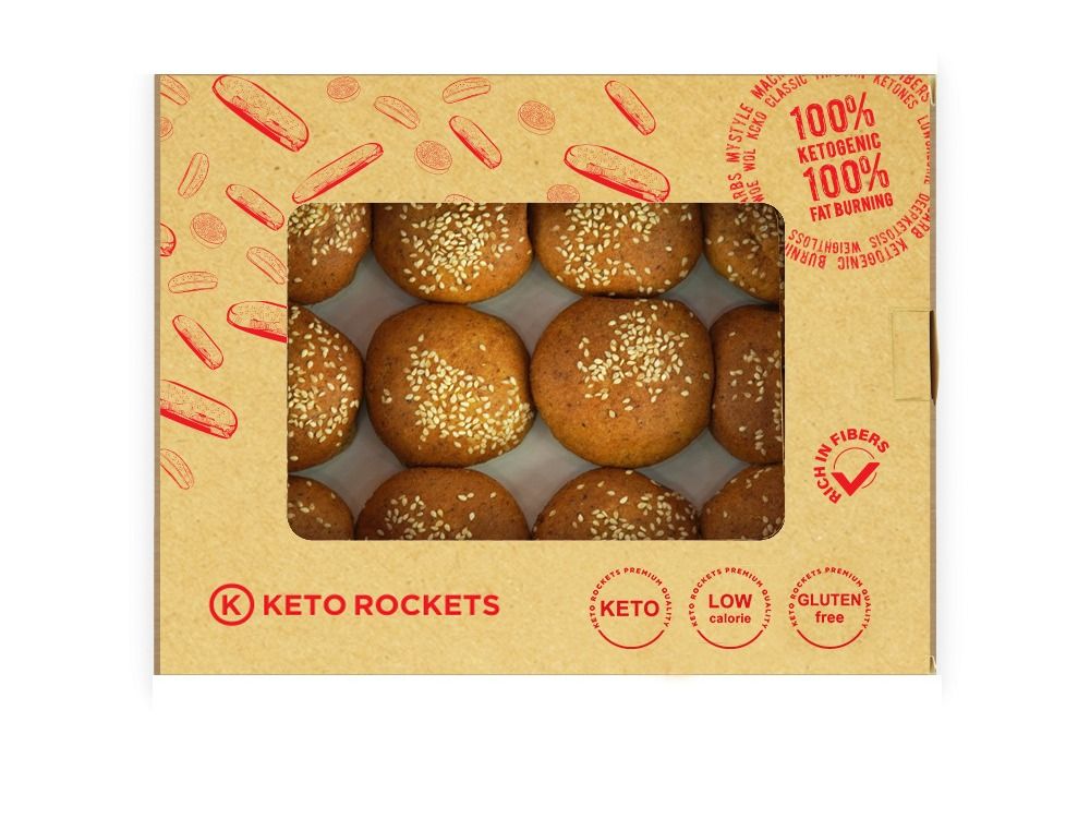 12 Ketogenic Small Bun Bread Balanced Dough