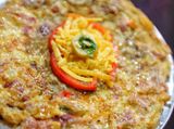 Omelette pizza order