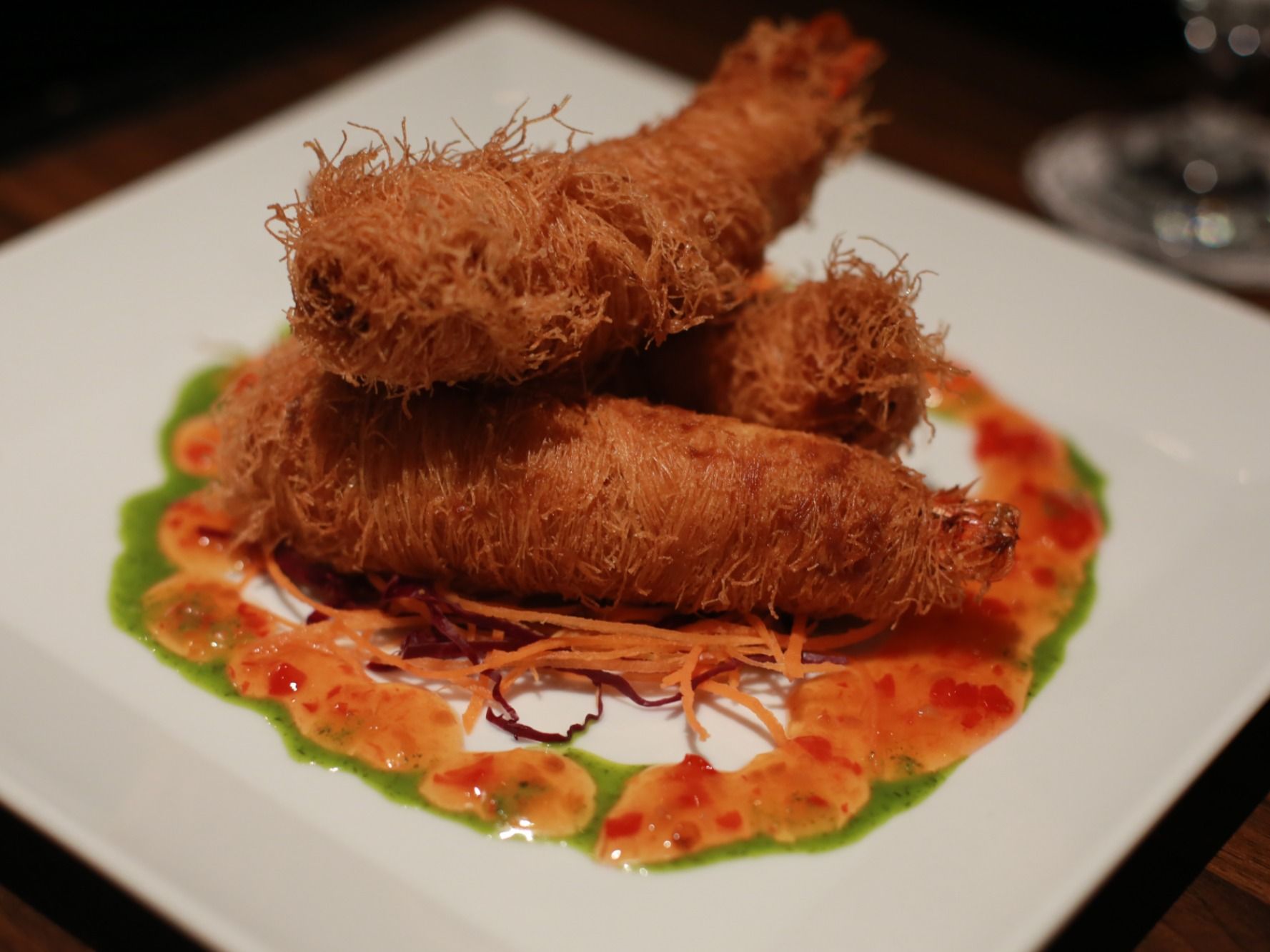 Crispy Spun Tiger Shrimp