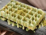 Pistachio Waffle Round