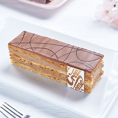 Chocolate Millefeuille Cake