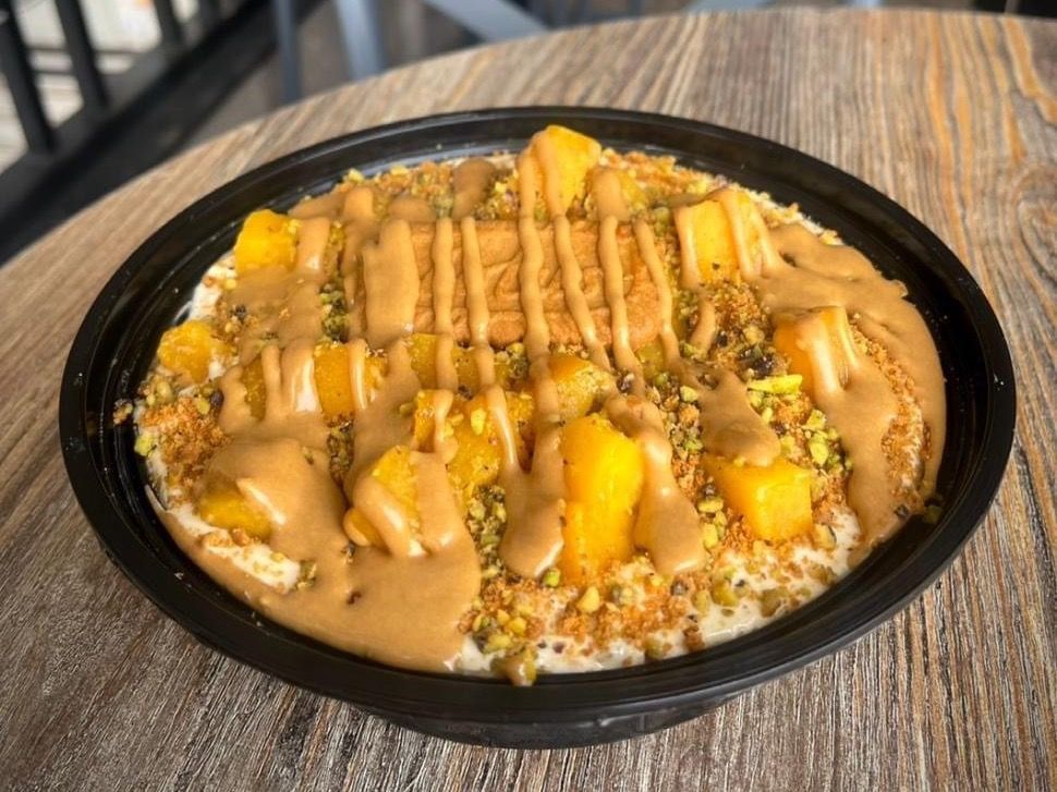 Rice Pudding Konafa Mango Lotus