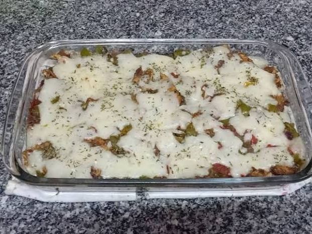 Mozzarella Liver Casserole