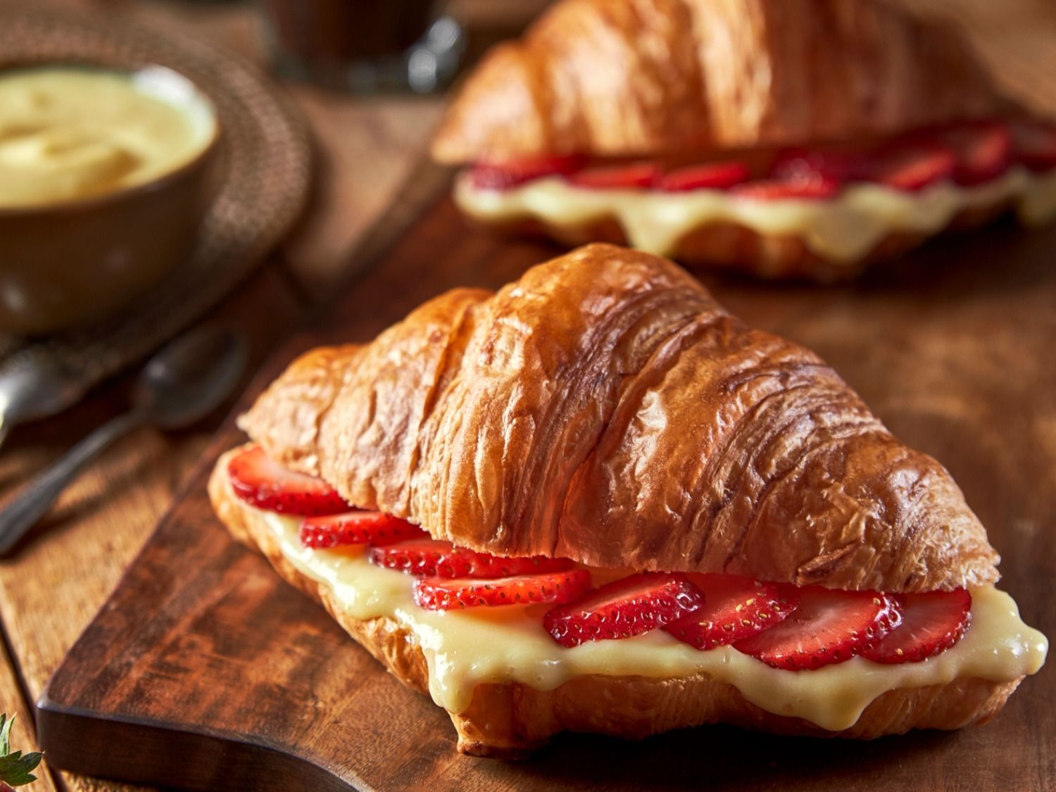 Vanilla Custard Croissant