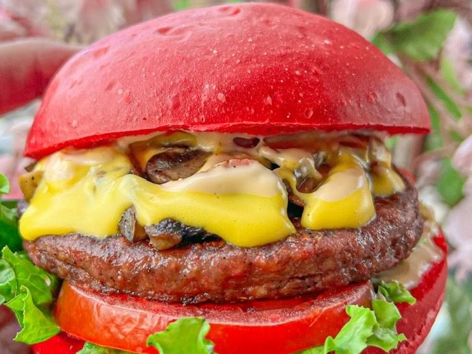 Colors Mushroom Burger
