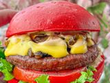 Colors Mushroom Burger