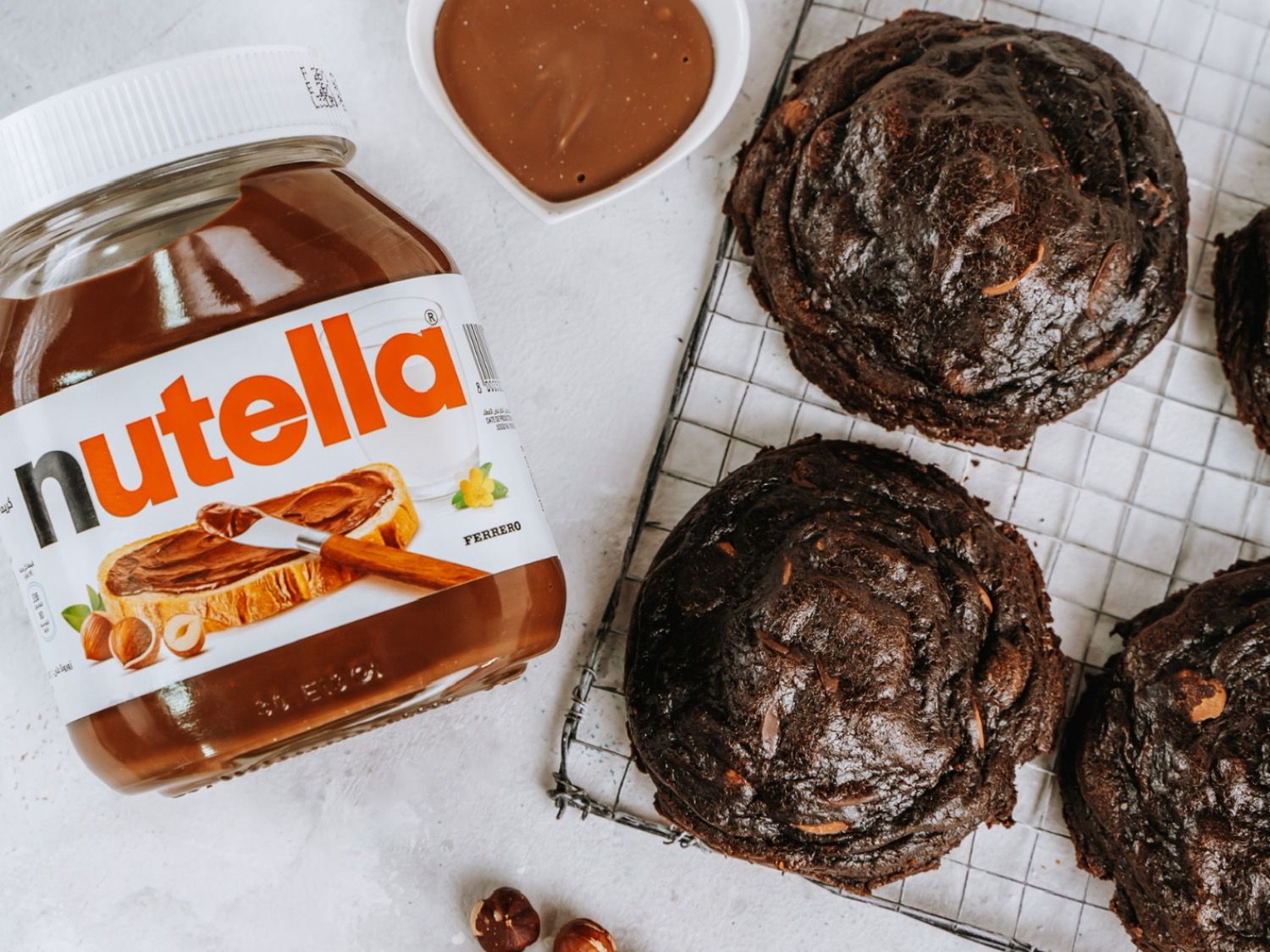 Nutella Filled Cookie