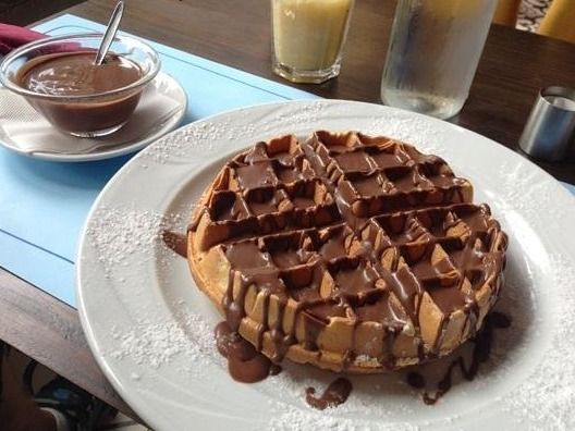 Nutella Chocolate Waffle Round