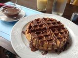 Nutella Chocolate Waffle Round