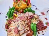 Chicken alla Toscana dish