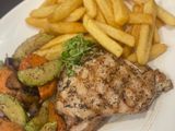 Grilled chicken dish