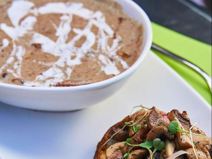 Chicken mushroom creamy soup