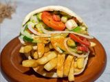 Falafel Fries Sandwich