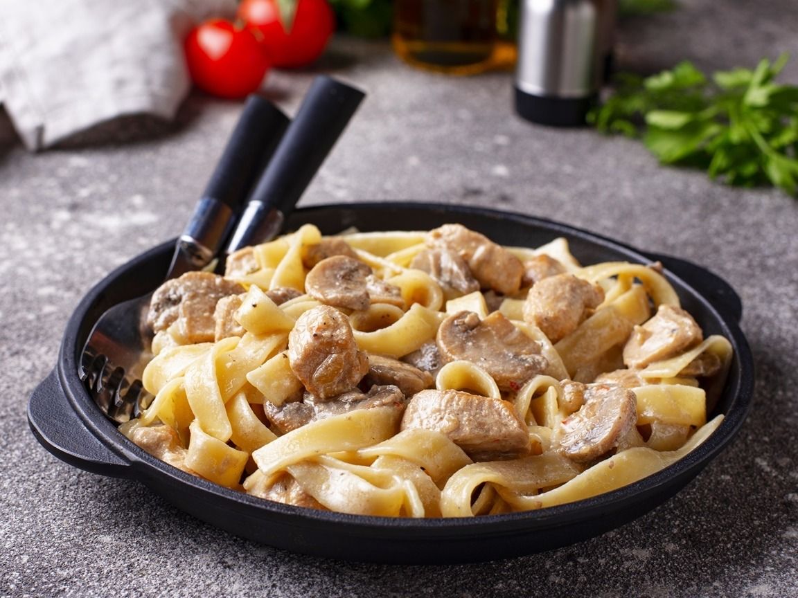 Pasta And Mushroom Sauce