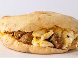 Omelette Egg Bean Sandwich