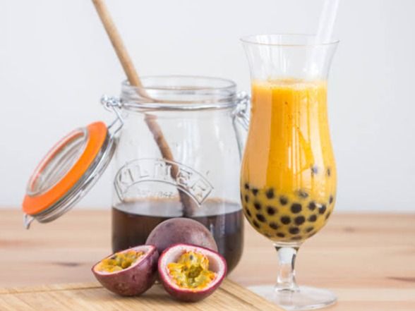 Passion Fruit Boba