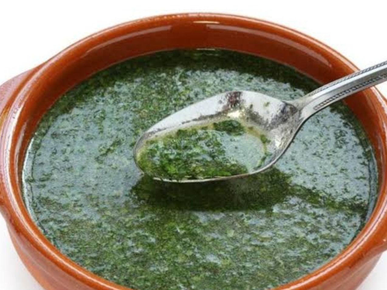 Molokhia with meat casserole