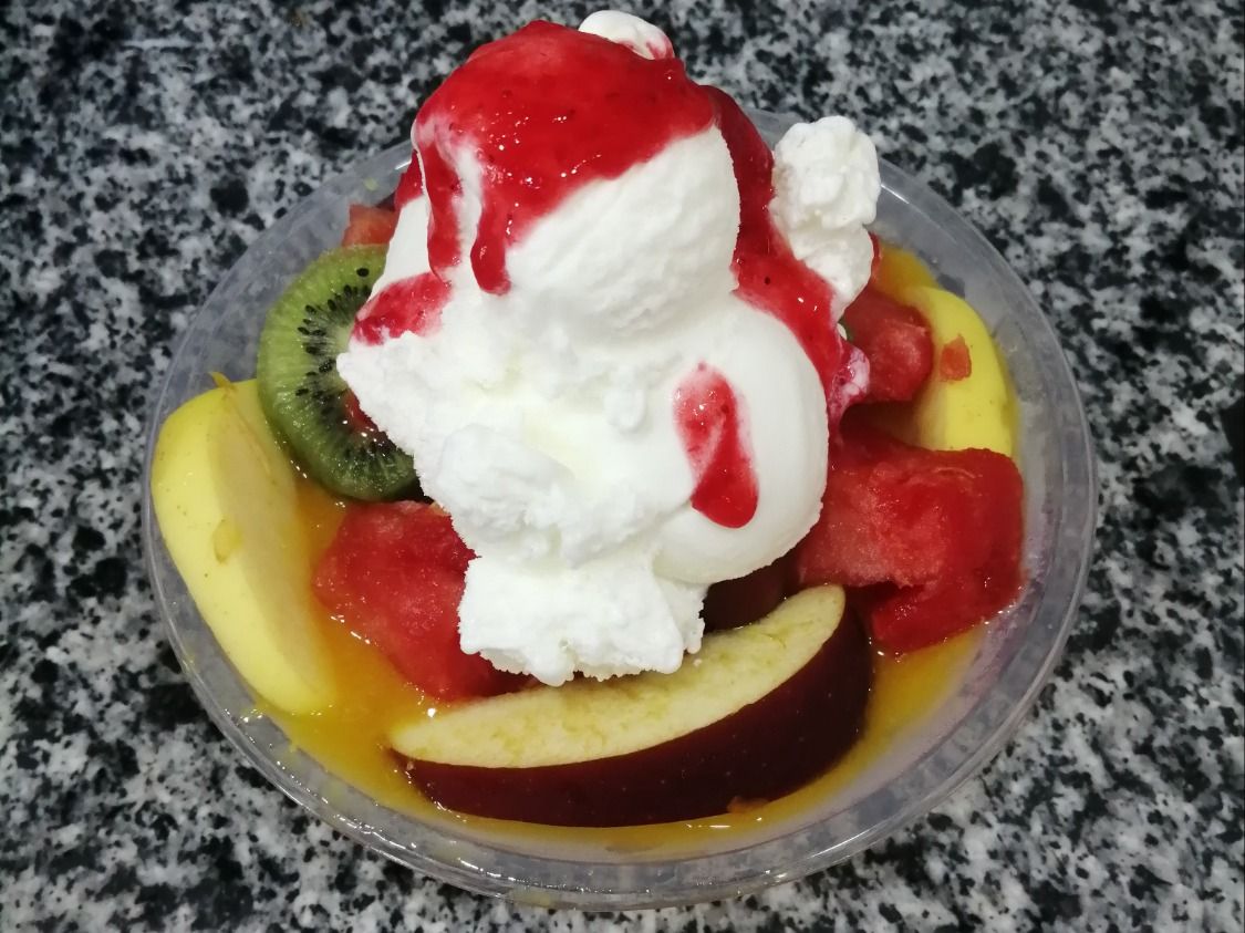Ice Cream Fruit Salad
