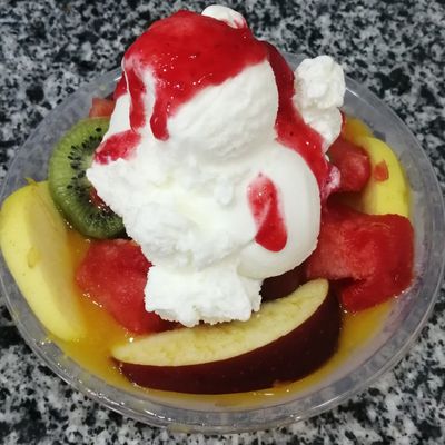 Ice Cream Fruit Salad