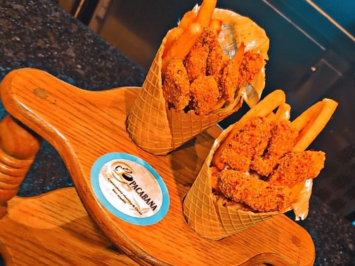 Shrimps Potato Cone