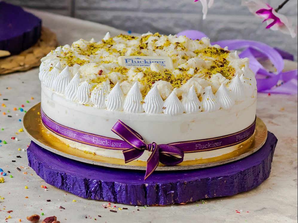 Pistachio Mastic Ice Cream Cake