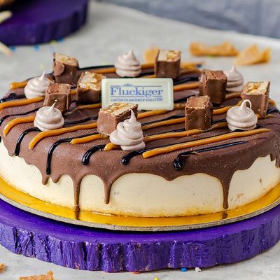 Snickers Ice Cream Cake
