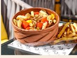 Vegetable pasta casserole