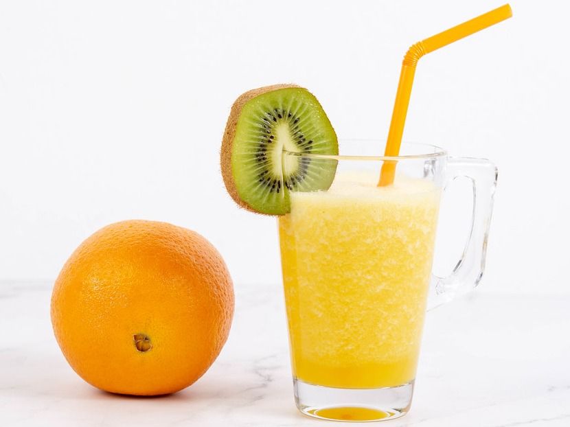 Kiwi With Orange Juice