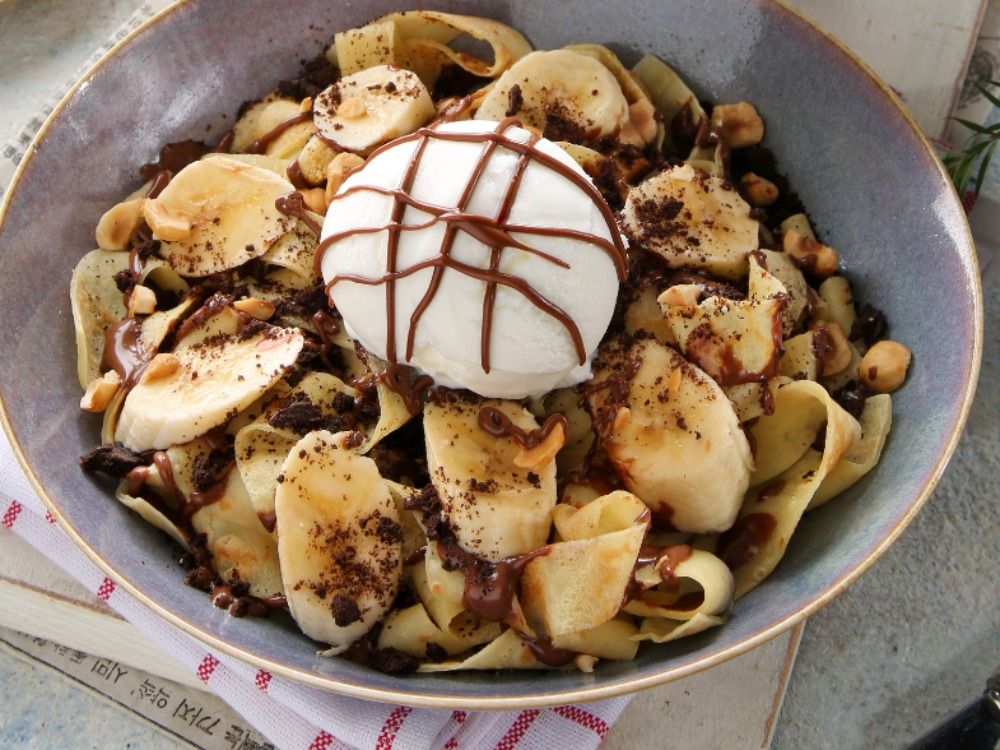 Macaroni Oreo Banana Nutella