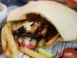 Potatoes With Eggplant Sandwich