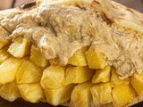 Potatoes With Baba Ghannoug Sandwich