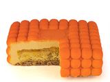 Passion Fruit Spheres Cake