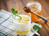 Yogurt With Milk And Honey