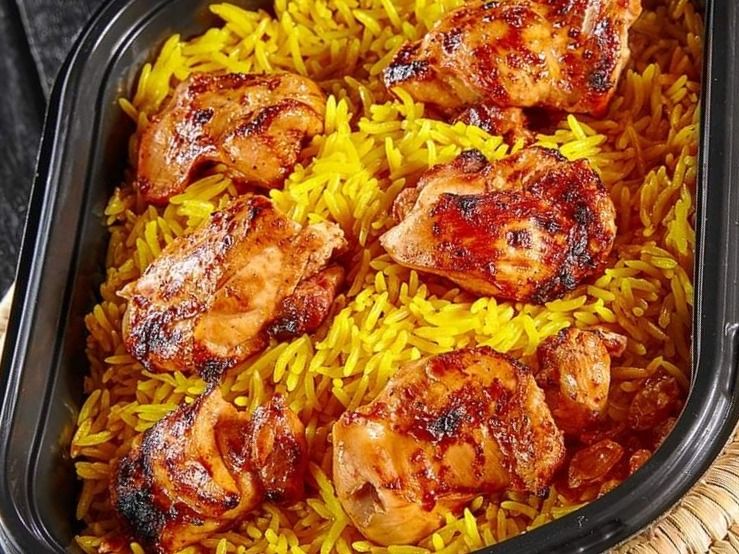 1/3 Shish Tawook Meal With Rice
